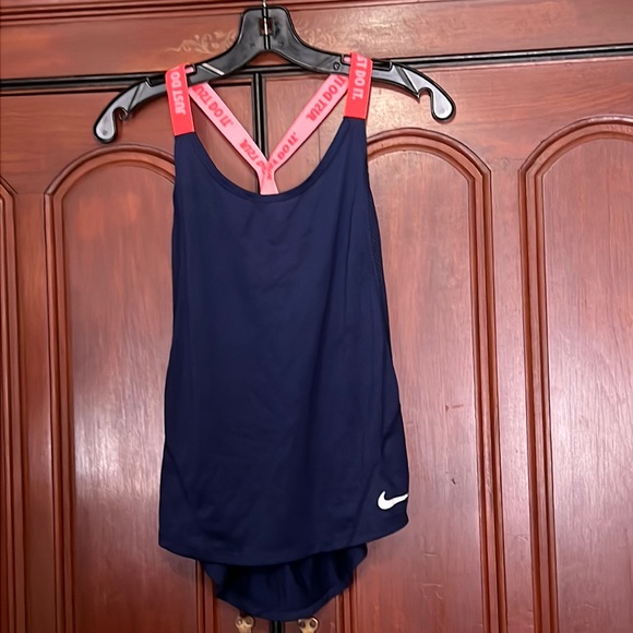 Nike Criss Cross Dri-Fit Just Do It Casual Workout Tank Top Size XS - Picture 1 of 11